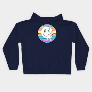 Cool emoji face Kids Hoodie